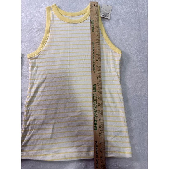 A New Day Womens Tank Top 2 Pack White Graphic Olive and Striped Size‎ L - Picture 8 of 12